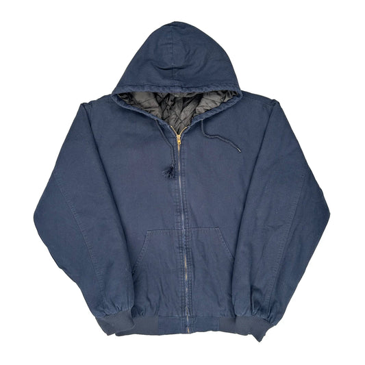 Vintage Tri Mountain Jacket - XL Navy Polyester