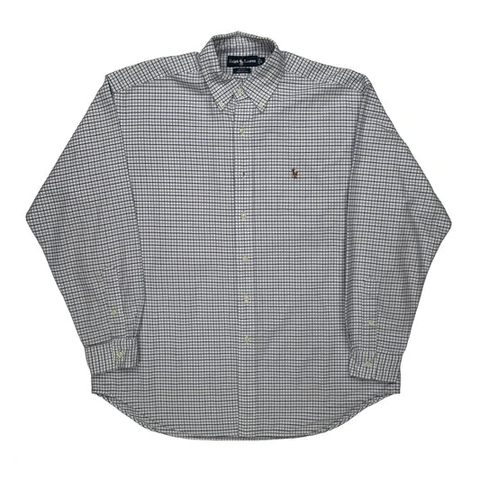 Blake Shirt Ralph Lauren Checked Shirt - Large Blue Cotton