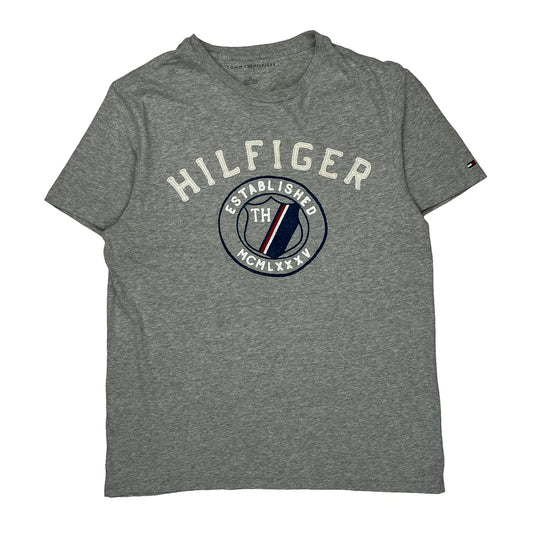 Tommy Hilfiger T-Shirt - Small Grey Cotton