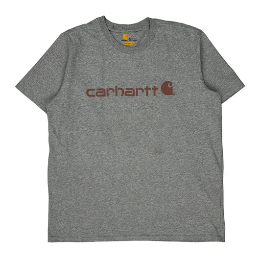 Vintage Carhartt T-Shirt - XL Grey Cotton