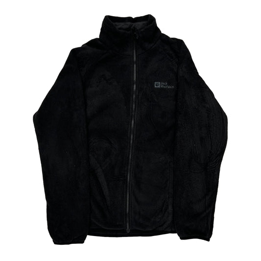 Jack Wolfskin Fleece Jacket - Medium Black Polyester