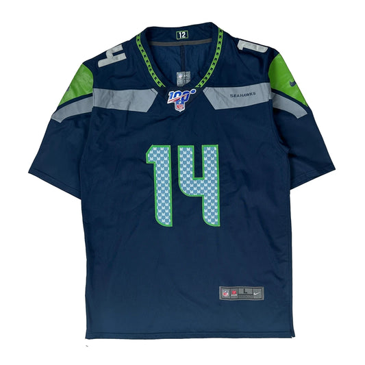 Vintage Seattle Seahawks Nike Nfl Jersey - Large Navy Polyester