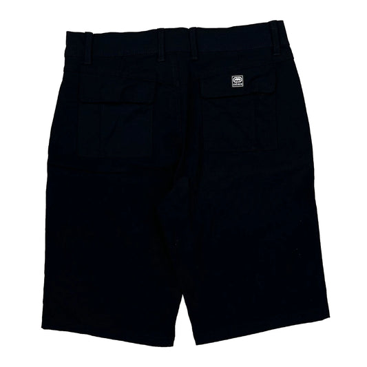 Ecko Unltd Cargo Shorts - 30W 10L Black Cotton