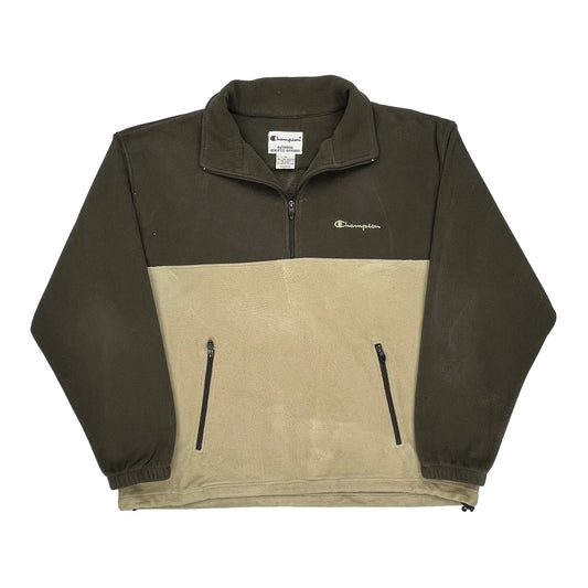 Champion Two-Tone Fleece - XL Beige Polyester