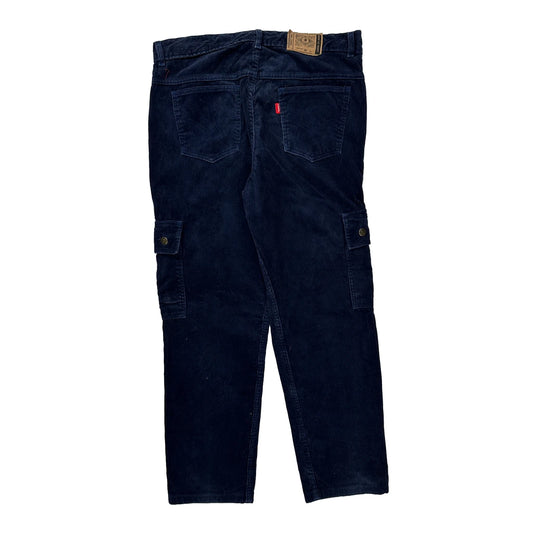 Diesel Cargo Cargo Trousers - 36W 30L Navy Corduroy