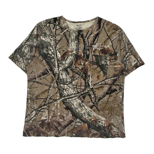 Trucking Outfitters Ridge Camo T-Shirt - Large Camo Cotton