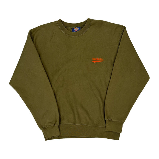 Dickies Sweatshirt - Large Green Cotton