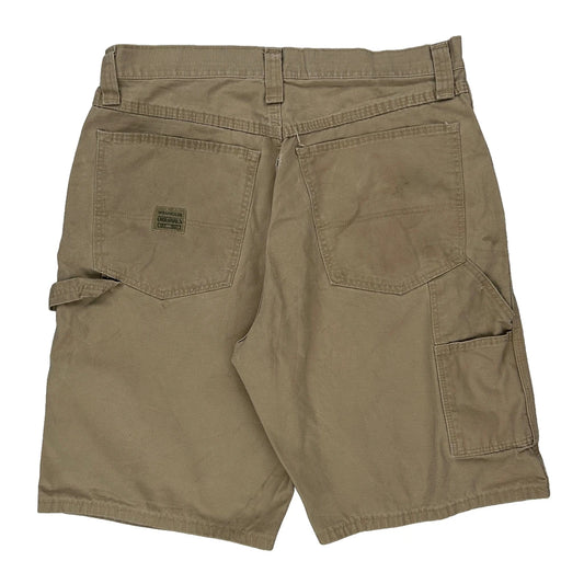 Wrangler Carpenter Shorts - 32W 10L Khaki Cotton