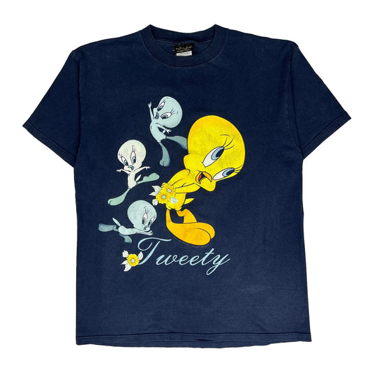 Vintage Tweety Bird Unbranded Graphic T-Shirt - XL Navy Cotton