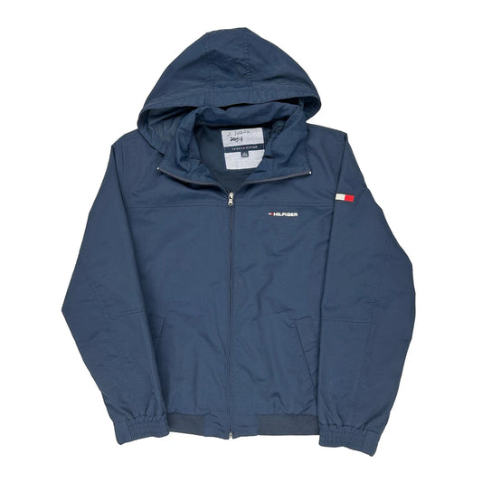 Tommy Hilfiger Windbreaker - XL Blue Polyester