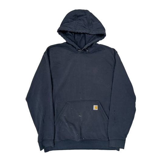Carhartt Hoodie - Large Navy Cotton