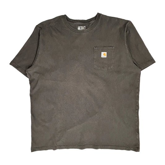 Vintage Carhartt T-Shirt - 2XL Grey Cotton