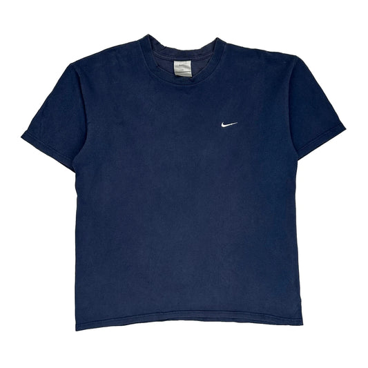 Nike T-Shirt - Medium Blue Cotton