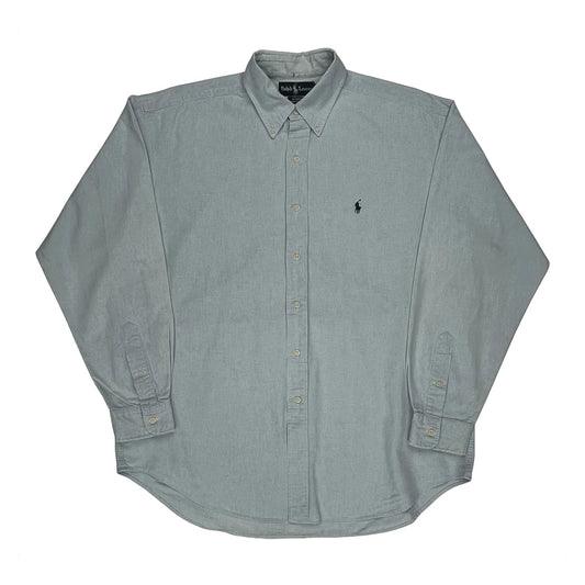 Ralph Lauren Shirt - Large Grey Cotton