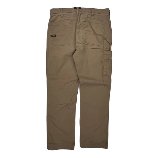 Unbranded Cargo Cargo Trousers - 38W 32L Brown Cotton