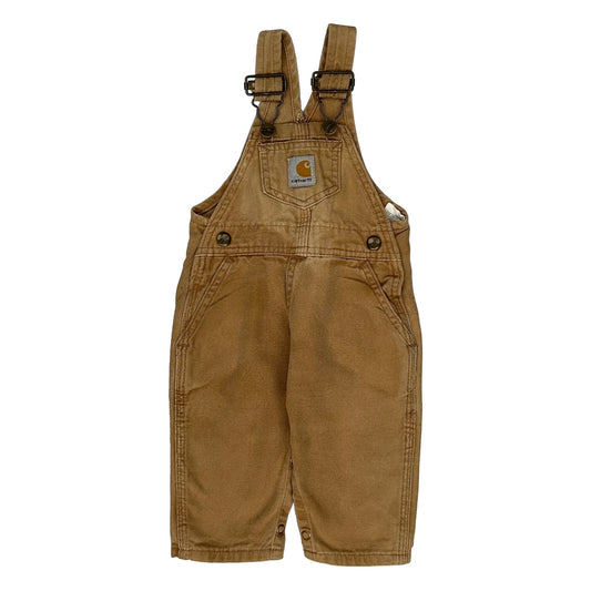 Age 6 Months Carhartt Dungarees - 2XS Brown Cotton