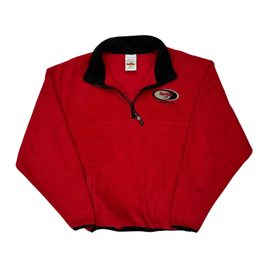 Hard Rock Cafe Fleece - Small Red Polyester