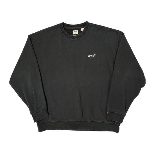 Levis Sweatshirt - Large Black Cotton