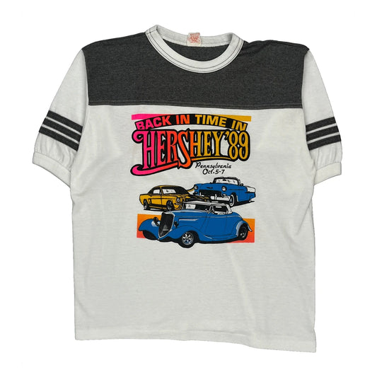 Back In Time In Hershey '89 Alore Graphic T-Shirt - Large Multicoloured Cotton Blend