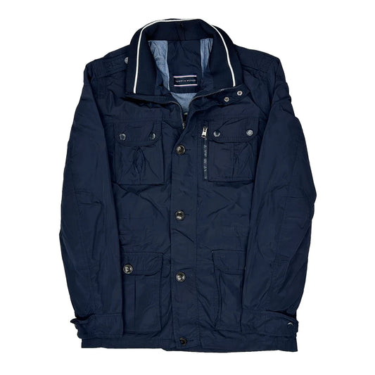 Tommy Hilfiger Field Jacket - Small Navy Polyester