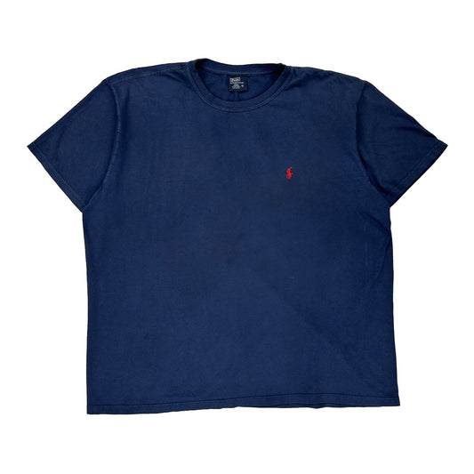 Polo By Ralph Lauren T-Shirt - XL Blue Cotton