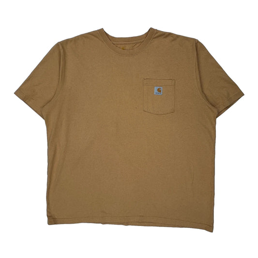 Original Fit Carhartt T-Shirt - 2XL Brown Cotton