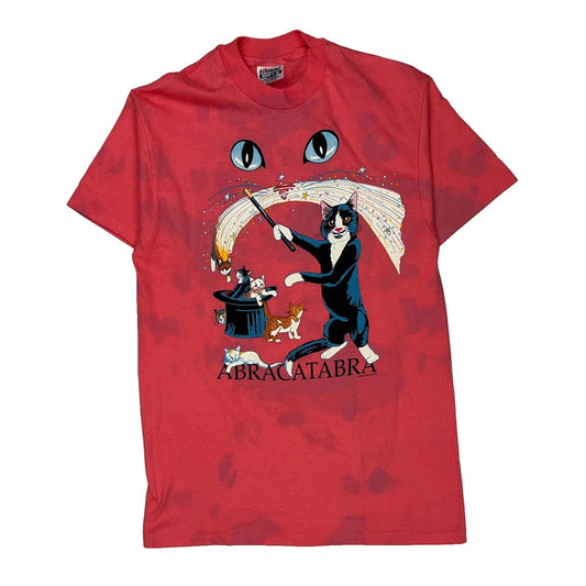 Hanes Graphic T-Shirt - Medium Red Cotton