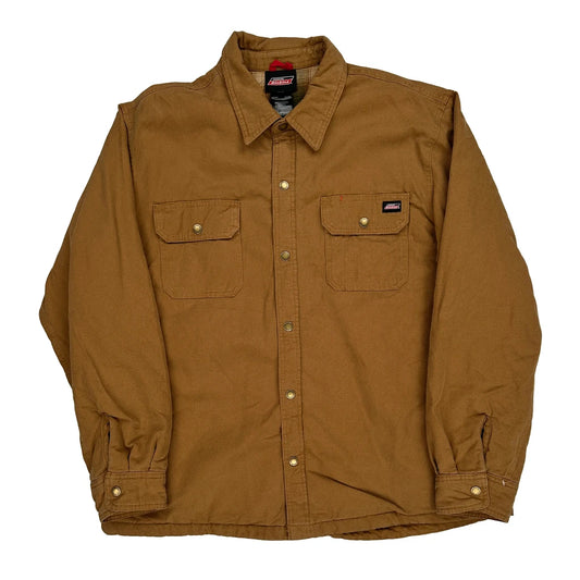 Dickies Jacket - 2XL Brown Cotton