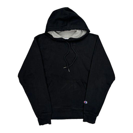 Champion Hoodie - Small Black Cotton