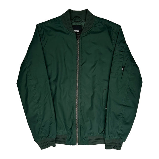 Vintage Vans Bomber Jacket - XS Green Nylon
