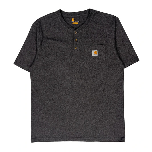 Carhartt T-Shirt - Large Grey Cotton