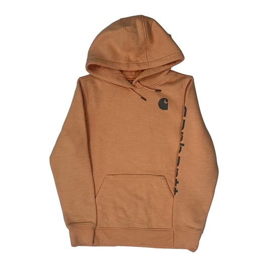 Carhartt Hoodie - Medium Orange Cotton Blend