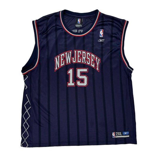 New Jersey Nets Reebok Carter Jersey - 2XL Navy Polyester