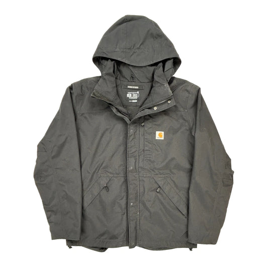 Vintage Bayonnes Ambulance Carhartt Waterproof Jacket - Medium Black Polyester