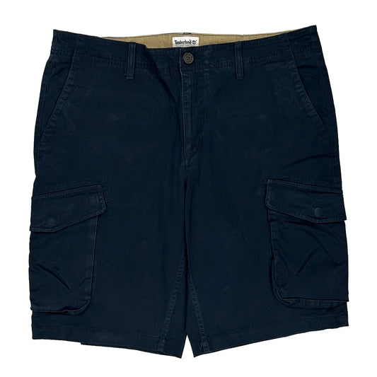 Timberland Cargo Cargo Shorts - 36W 10L Navy Cotton