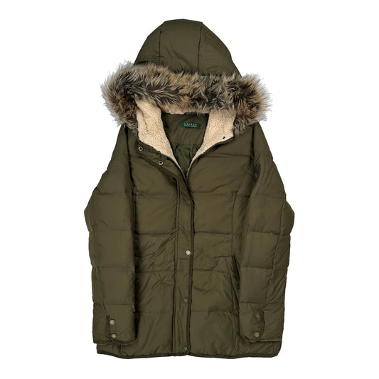 Vintage Ralph Lauren Puffer - Medium Green Polyester