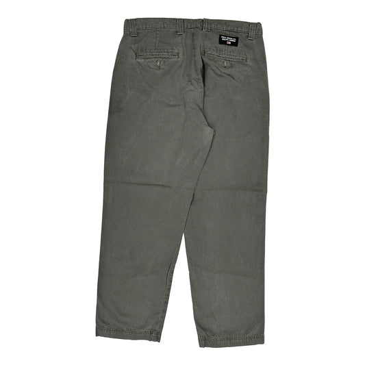 Polo By Ralph Lauren Trousers - 32W 30L Grey Cotton