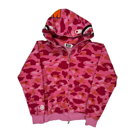 A Bathing Ape Camo Hoodie - Large Multicoloured Cotton