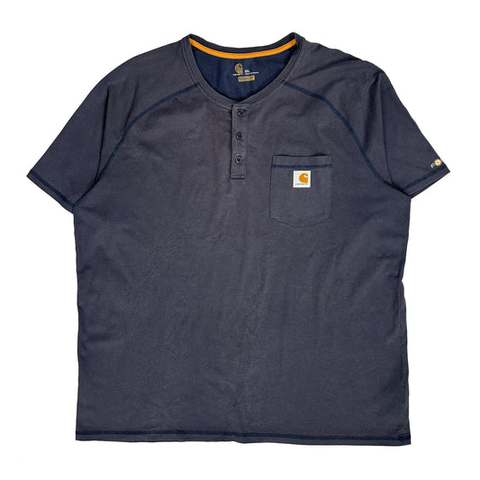 Carhartt T-Shirt - 2XL Blue Cotton