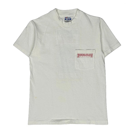 Vintage Diamond Head Rice Co. Hanes Graphic T-Shirt - Small White Cotton