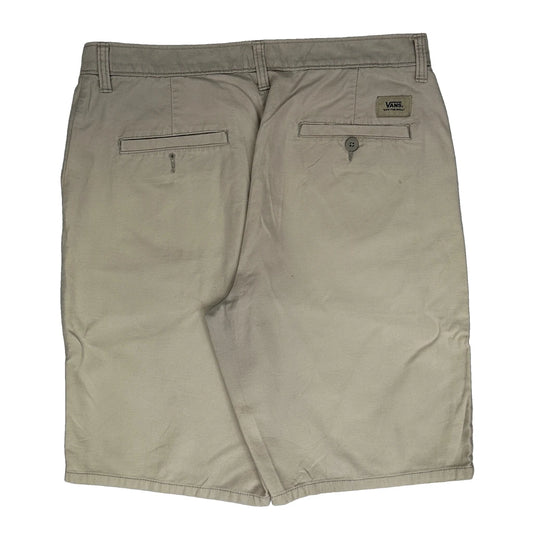 Vans Chino Shorts - 32W 10L Beige Cotton
