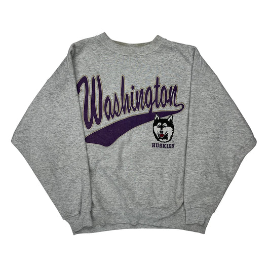 Washington Huskies Galt Sand College Sweatshirt - XL Grey Cotton