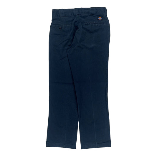 Dickies Trousers - 29W 28L Blue Cotton Blend