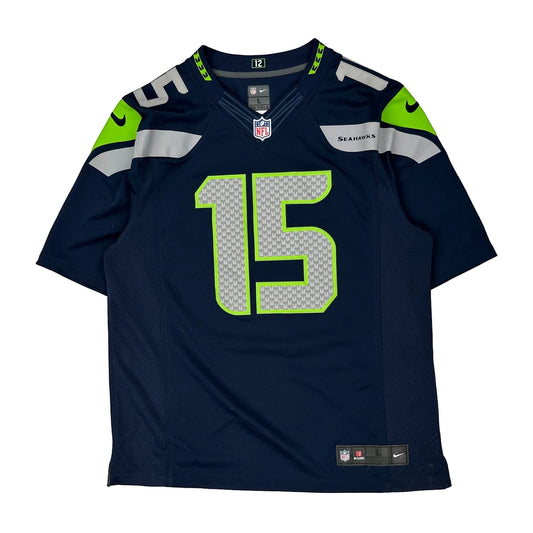 Seahawks Nike Nfl Jersey - Large Navy Polyester