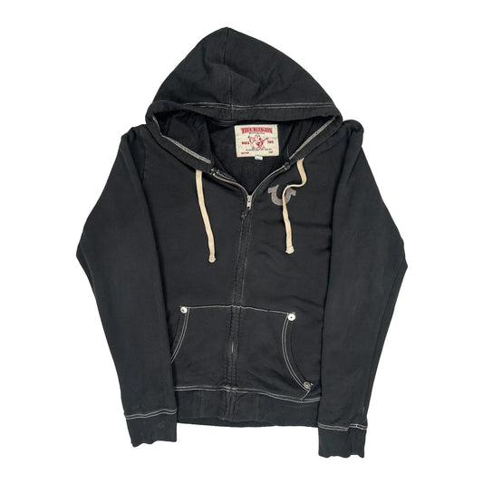 True Religion Graphic Hoodie - XL Black Cotton