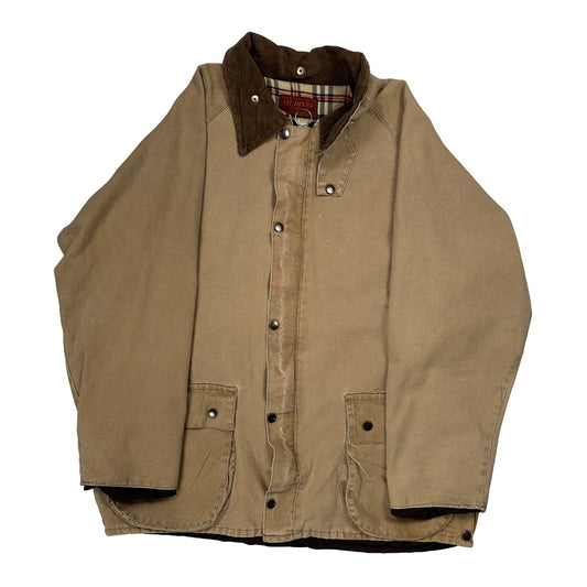 Hi-Diver Checked Jacket - XL Brown Cotton