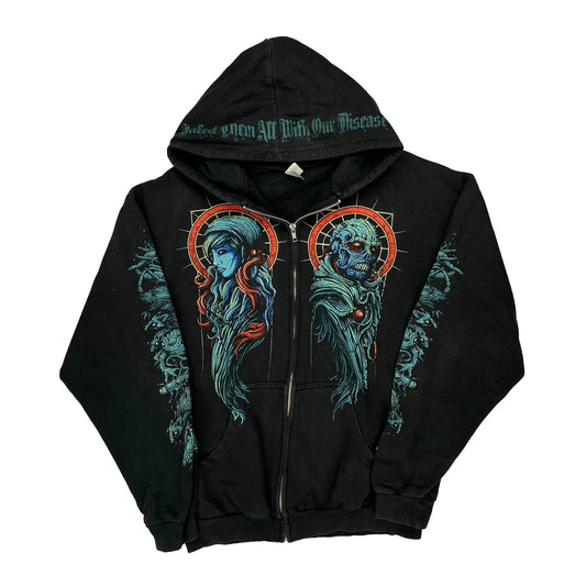 The Black Dahlia Murder Tultex Graphic Hoodie - Large Black Cotton