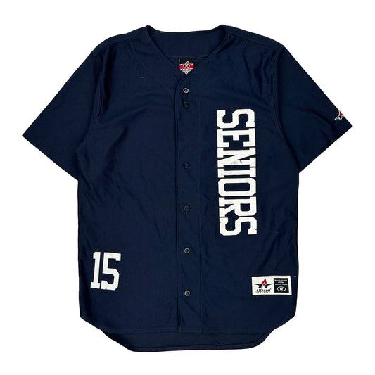 Seniors Blazers Alleson Jersey - Medium Navy Polyester