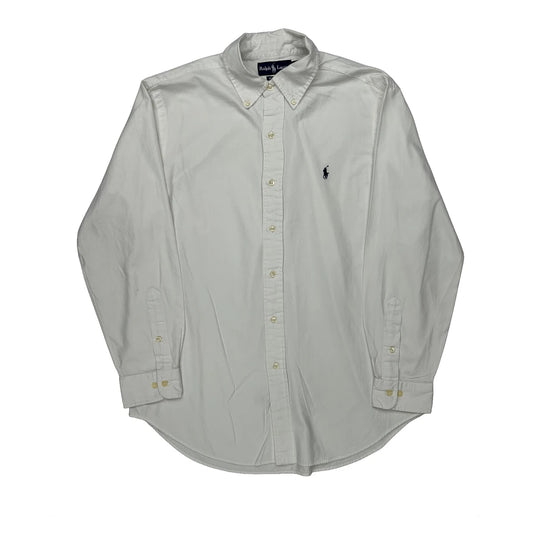 Ralph Lauren Shirt - Medium White Cotton