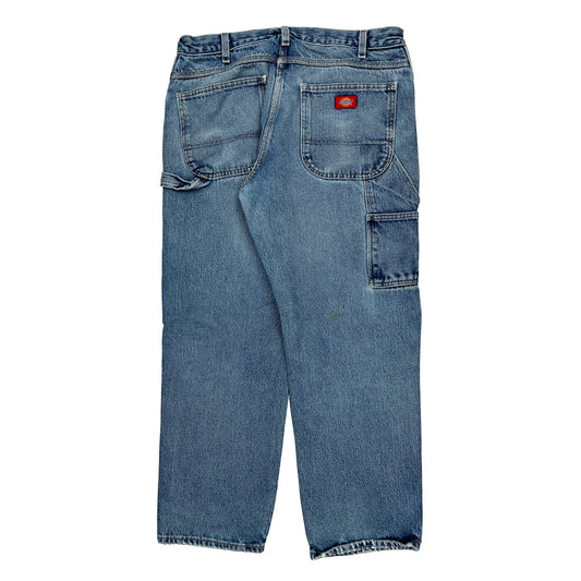 Dickies Carpenter Jeans - 33W 32L Blue Cotton